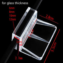 Load image into Gallery viewer, 30*30cm fish tank cover aquarium cover aquarium fish tank acrylic clips glass cover support holders
