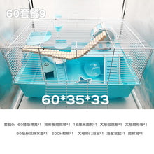Load image into Gallery viewer, Hamster Oversized Cage 60 Foundation  Pipe    Flower Branch Hedgehog Luxury Villa
