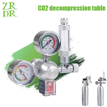 Load image into Gallery viewer, ZRDR/  Aquarium CO2 Regulator with Check Valve Bubble Counter Magnetic Solenoid Valve Aquarium CO2 Pressure-reducing Valve
